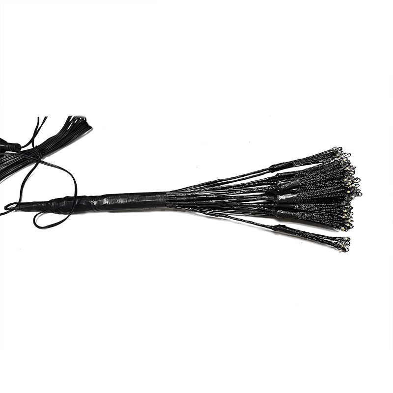Firework tree branch light-black tape+black wire