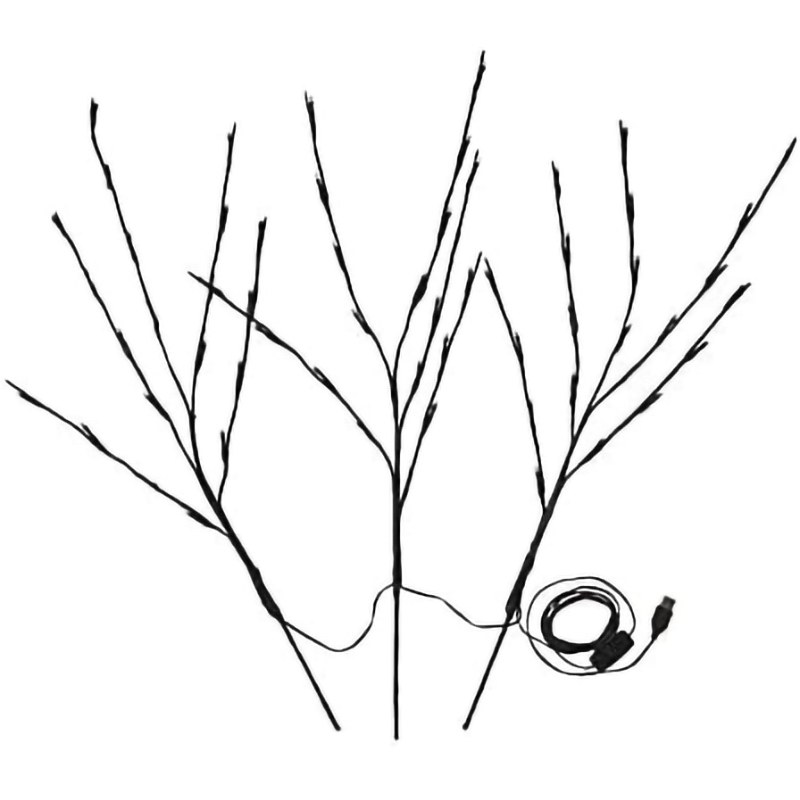 B USB tree branch light