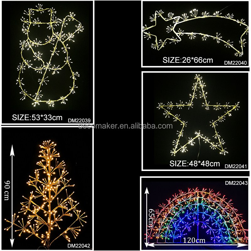 LED Firework branch Lights