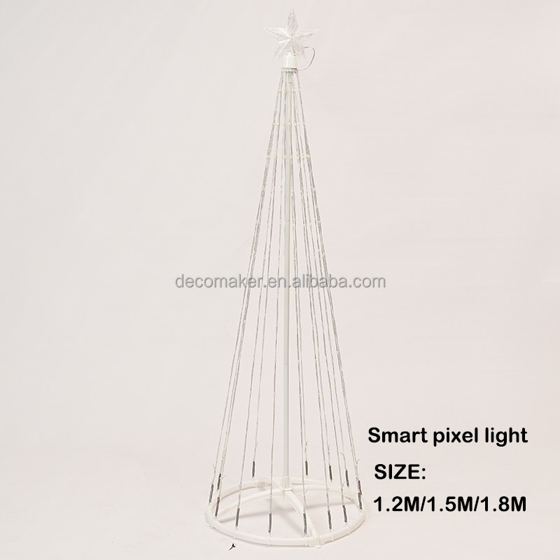 Cone pixel tree light with Remote control- USB,1.2m/1.5m/1.8m height