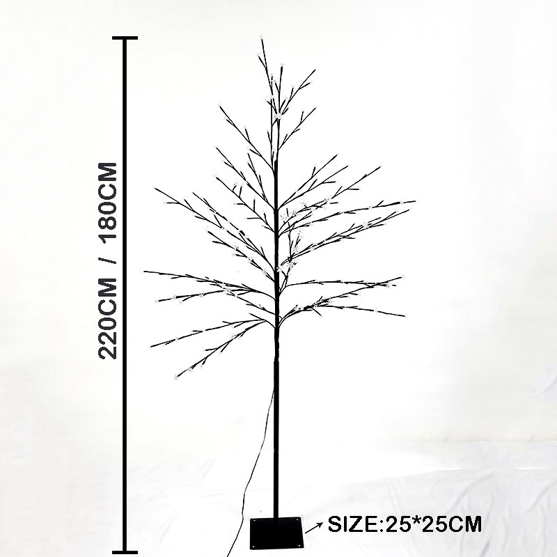 LED tree light with cherry blossom flower