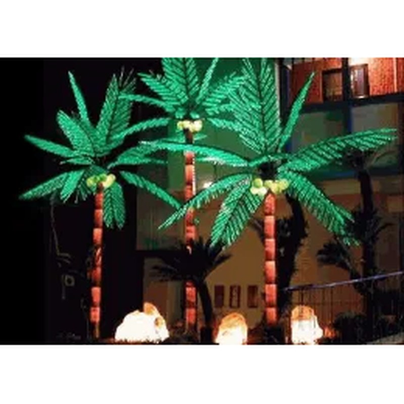 Outdoor Artificial White Maple Tree with Lights