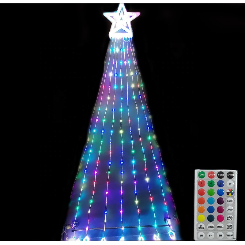 Christmas Tree String Lights-remote control/RGB