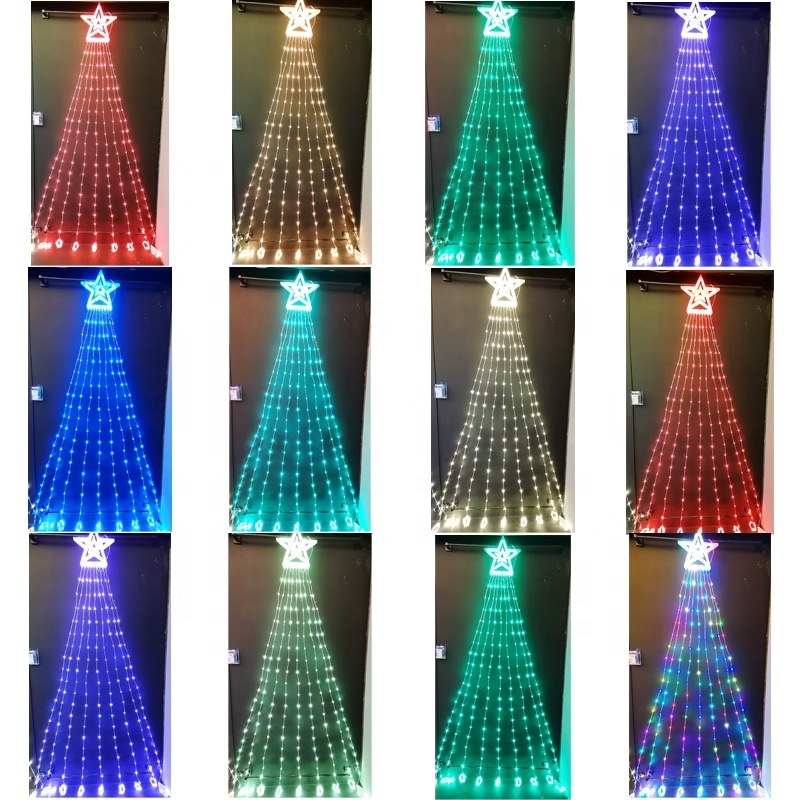 Christmas Tree String Lights-remote control/RGB