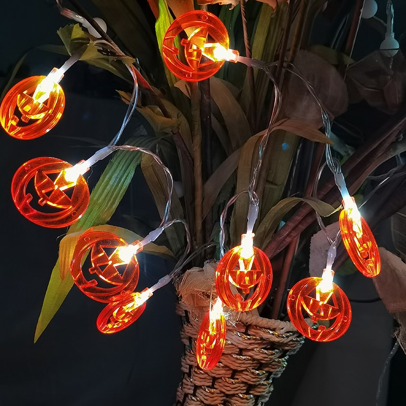 Halloween series LED string light with decos