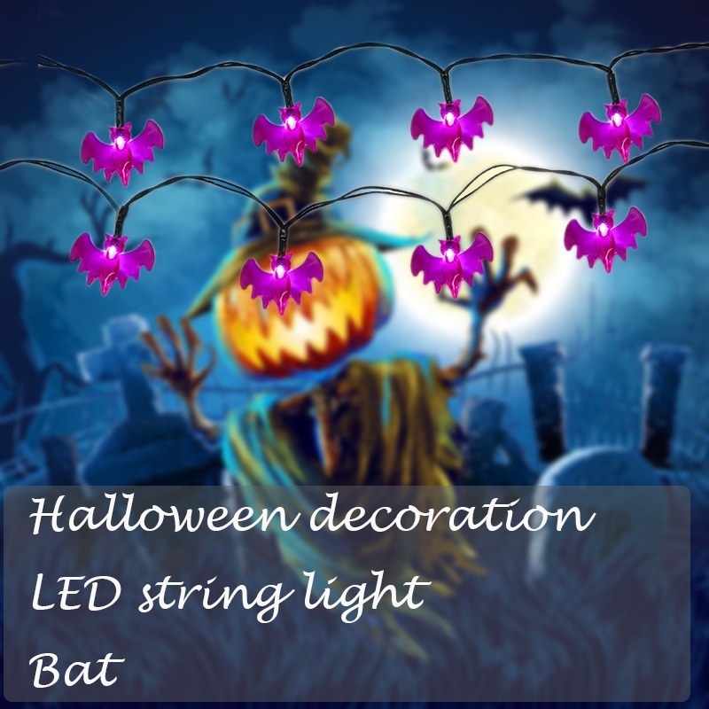 Halloween series LED string light with decos