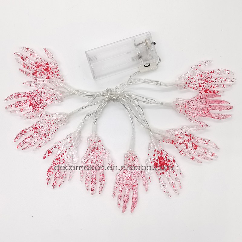 Halloween LED lights-Ghost Hand Skeleton Hand