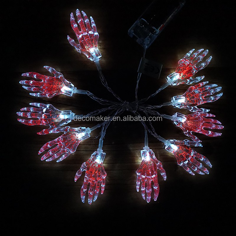 Halloween LED lights-Ghost Hand Skeleton Hand
