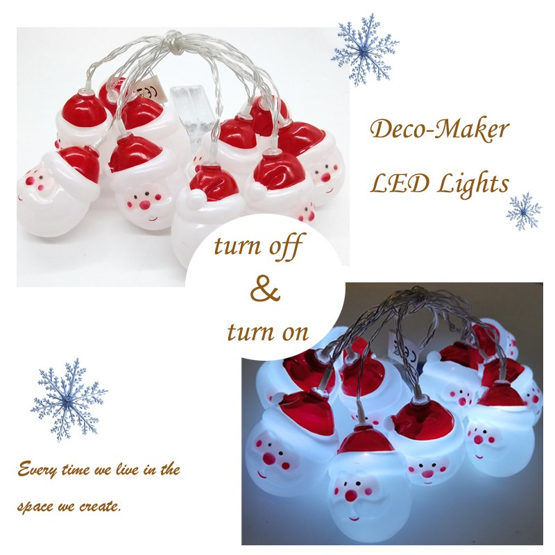 A Christmas string lights-Santa Claus