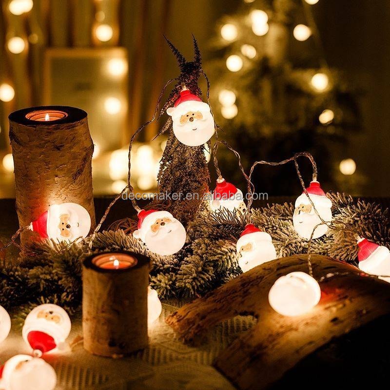 A Christmas string lights-Santa Claus