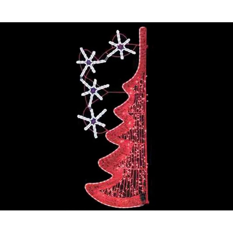 Outdoor Christmas Light Pole Mounted Decorations