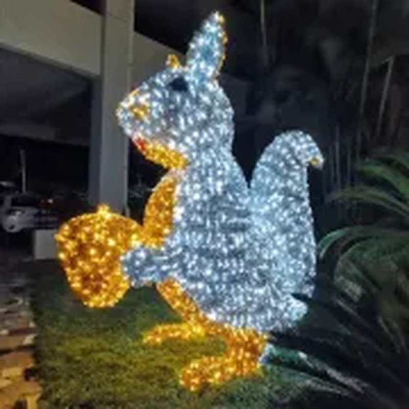 Extra Large Outdoor Christmas Light squirrel