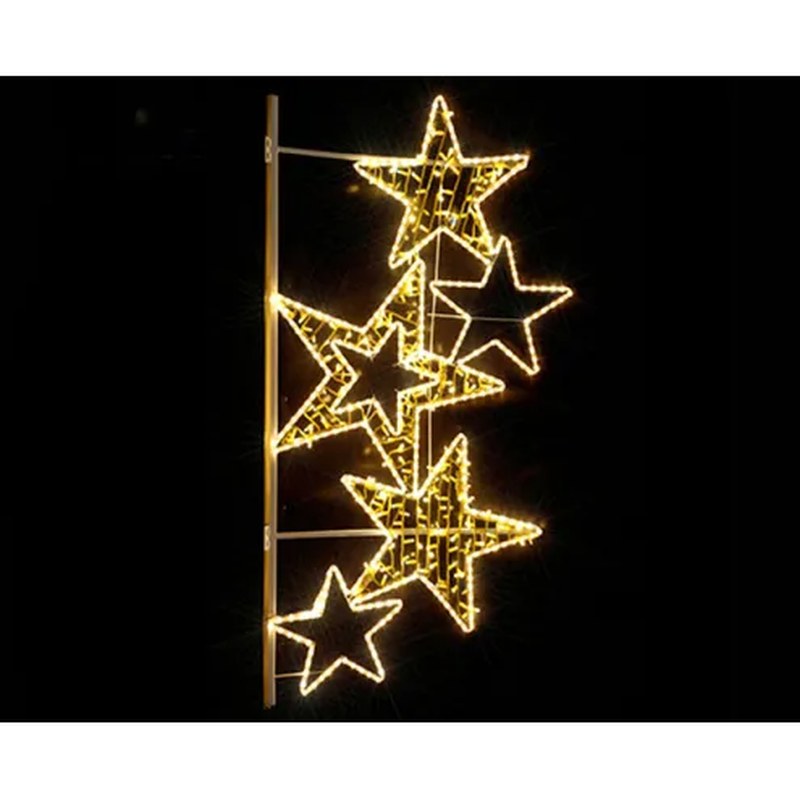 Outdoor Christmas Star Light for Street Poles