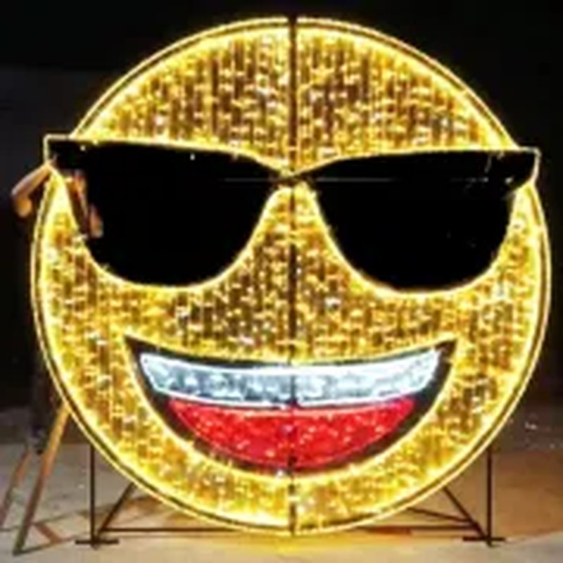 Oversize Christmas Decorative Light Emoji