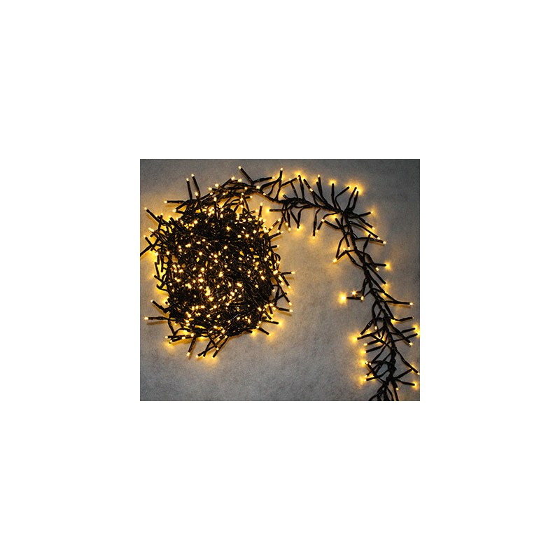 LED cluster light 250LED 3m length warmwhtie