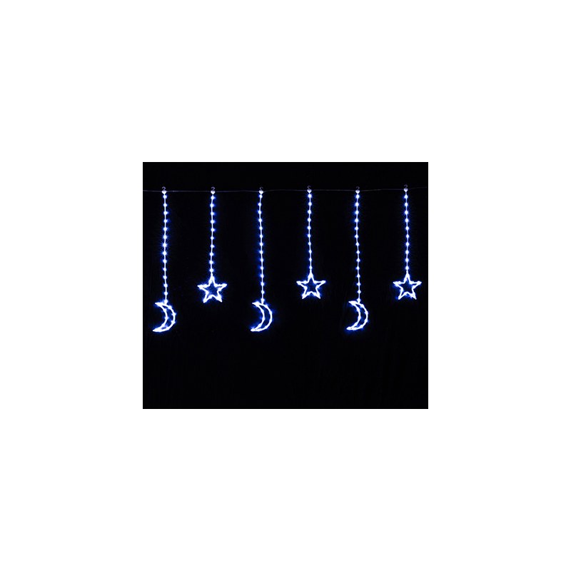 Window & Moon and Star Curtain Lights | Led String Curtain | DADI