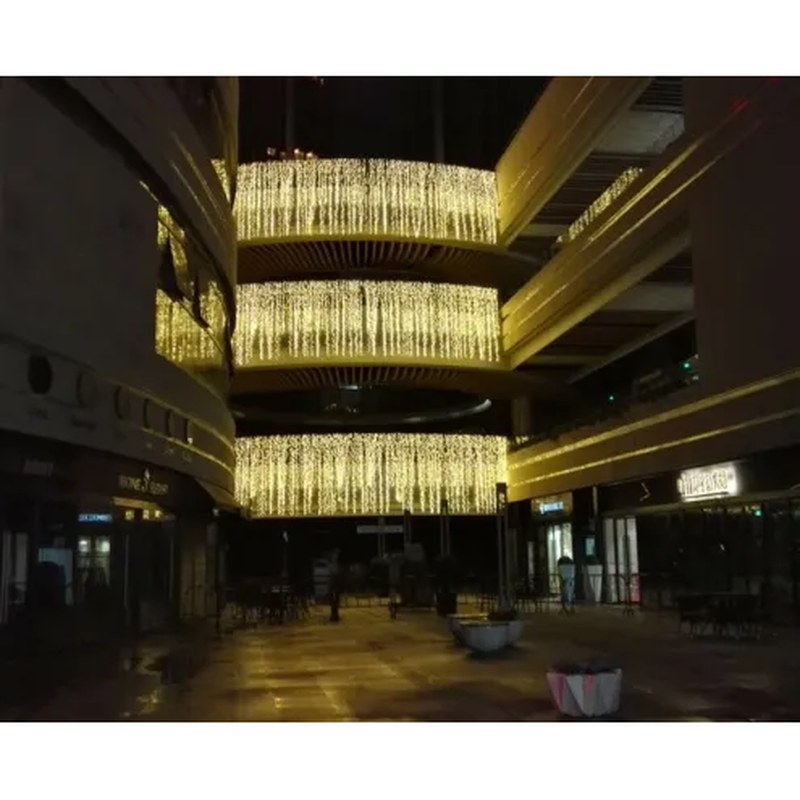 Holiday Decorative Warm White LED Curtain Lights