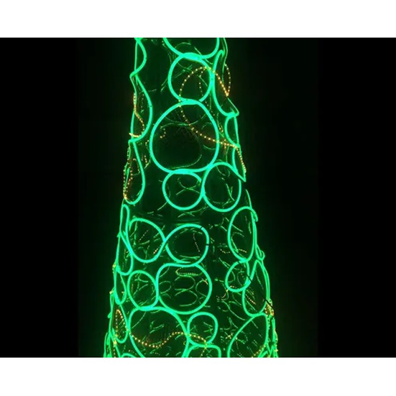 Outdoor Large Green Light Neon Christmas Tree