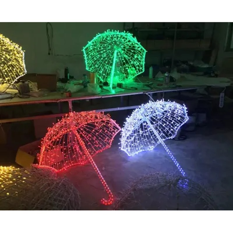 Christmas Decorative Outdoor LED Umbrella Lights