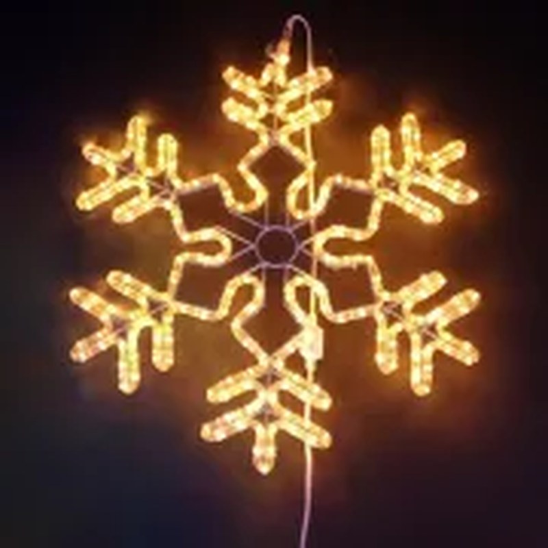 Light Up Snowflakes for Christmas Decorations