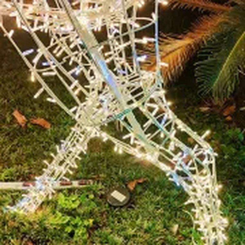 Large LED Light Up Reindeer Outdoor Decorations