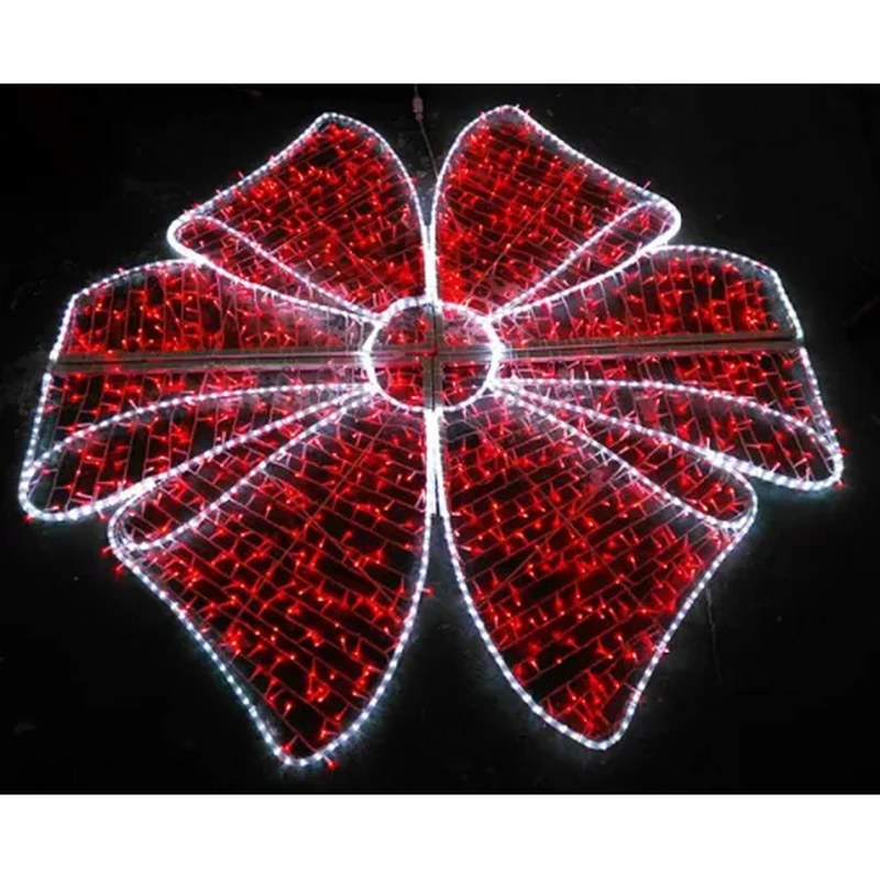Red Color Outdoor Christmas Bow Lights for Sale