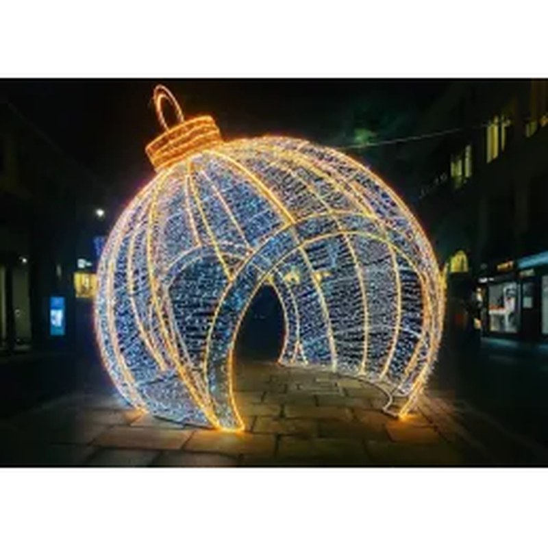 Snowflake Outdoor Christmas Lights for Poles