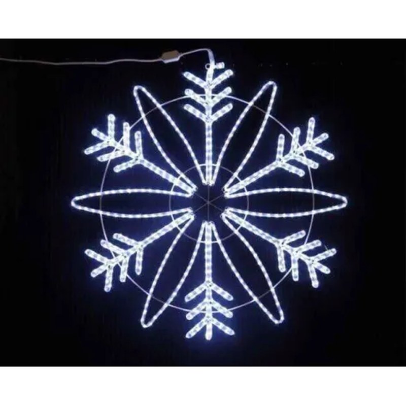 Christmas Outdoor Cool White LED Snowflake