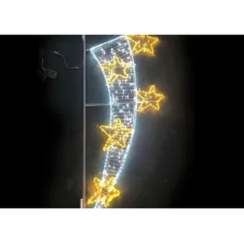 Christmas Balloon Outside Pole Motif Lights
