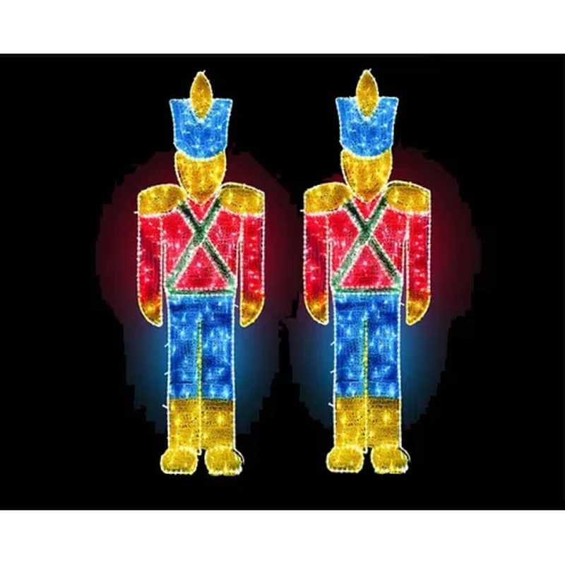 Christmas Large Outdoor LED Nutcracker Lights