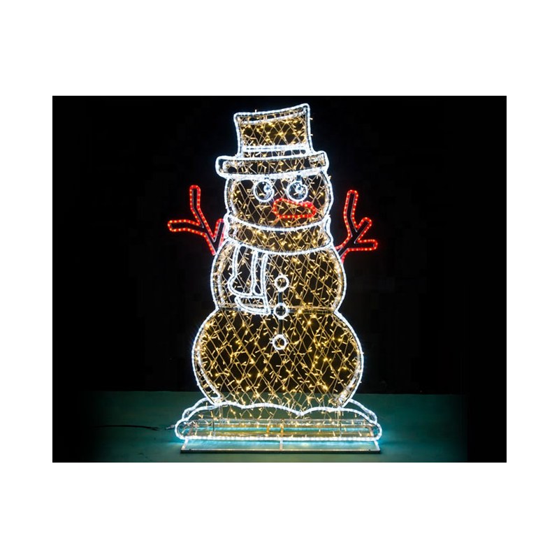 Christmas Outdoor Decorative LED Light Snowman