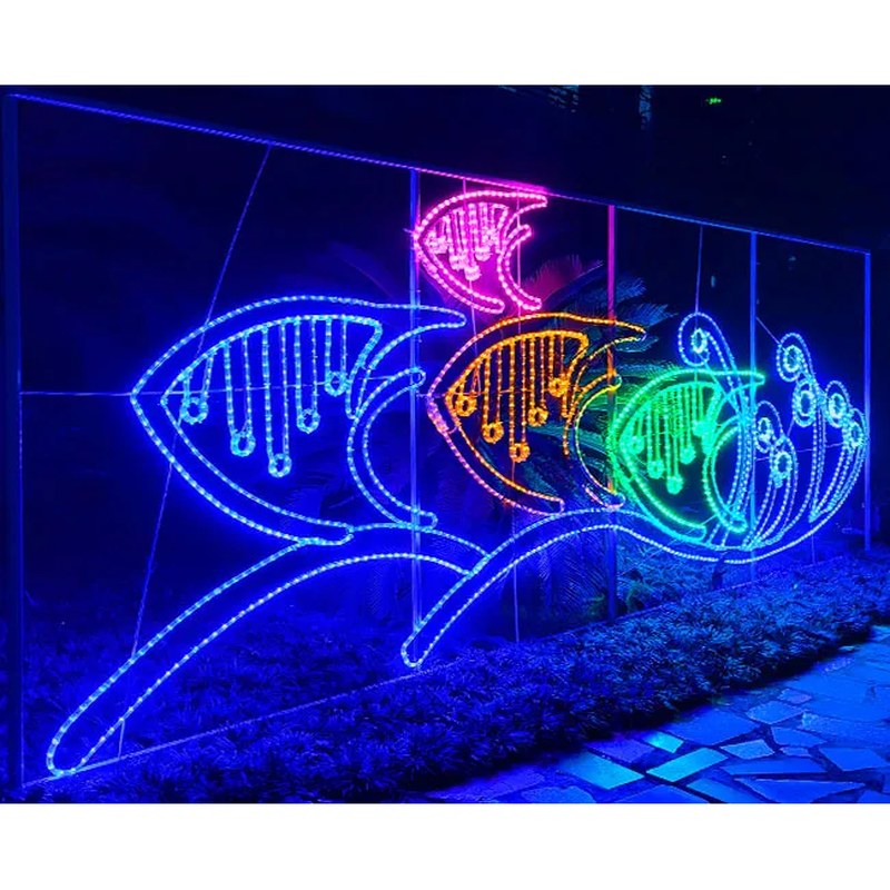 Outdoor Decorative Christmas Light Fish for Sale