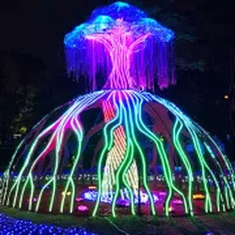 Large Outdoor Light Up Tree for Event Light Show