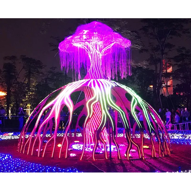 Large Outdoor Light Up Tree for Event Light Show