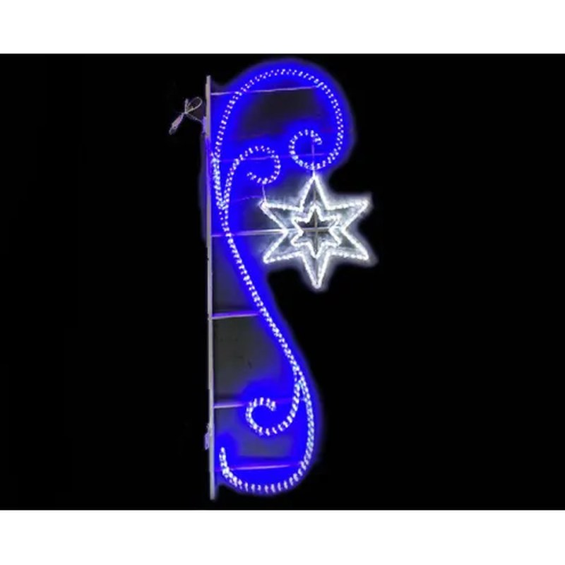Christmas Street Pole Rope Light Decorations