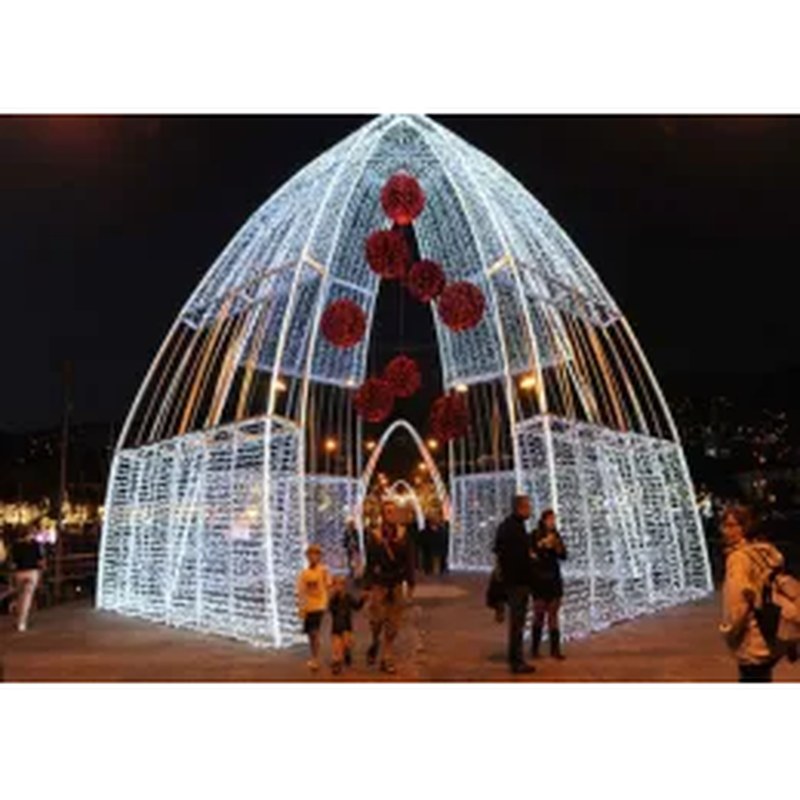 Christmas Street Pole Rope Light Decorations