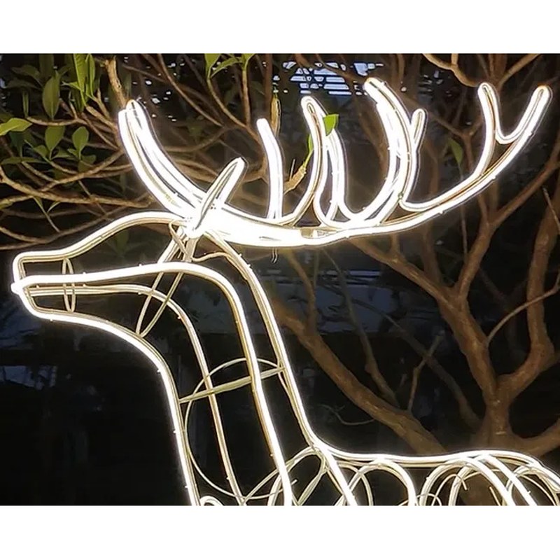 Outdoor Reindeer Lights for Christmas Decoration