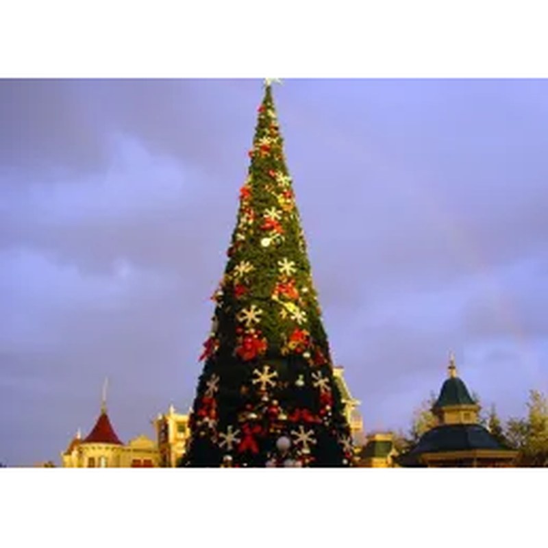 Commercial Outdoor Large White Christmas Tree
