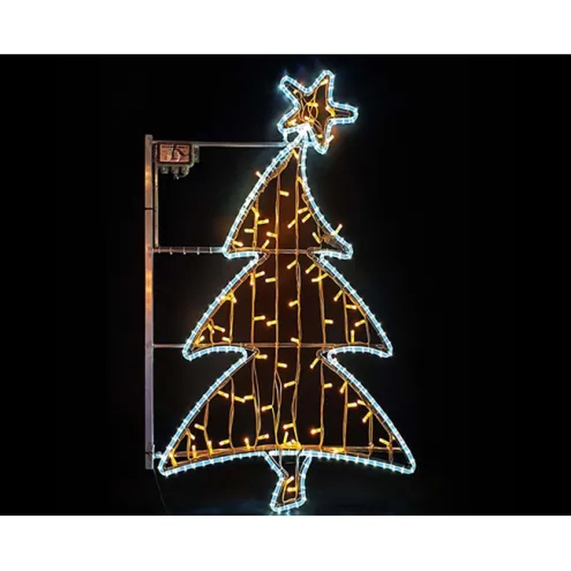 Outdoor Christmas Street Pole Decorations