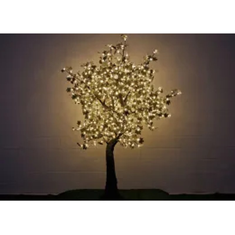 Artificial Warm White LED Maple Lighted Tree