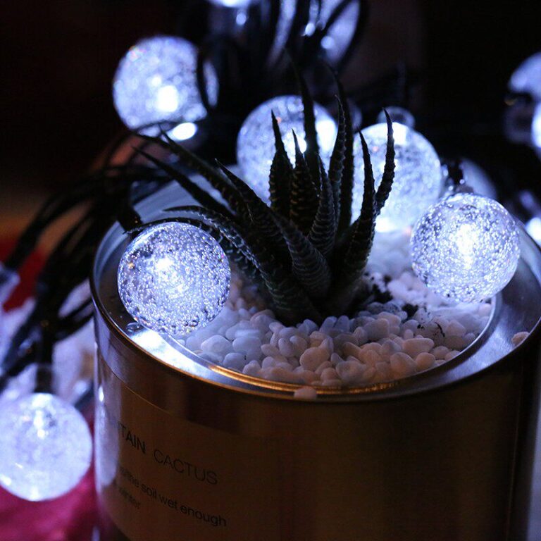 LED string light-PP ball/Solar – YZ-30007