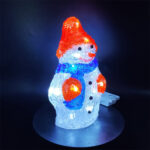 3D acrylic snowman 20LED size 18×17.5x23cm