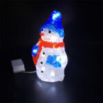 3D acrylic snowman 20LED size 18×17.5x23cm